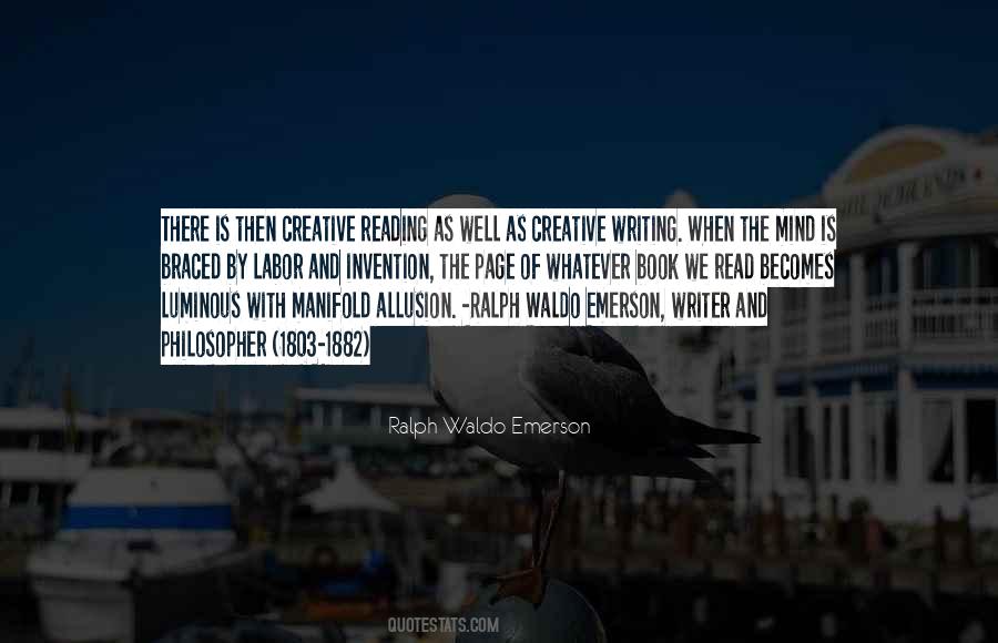Emerson Writer Quotes #499505