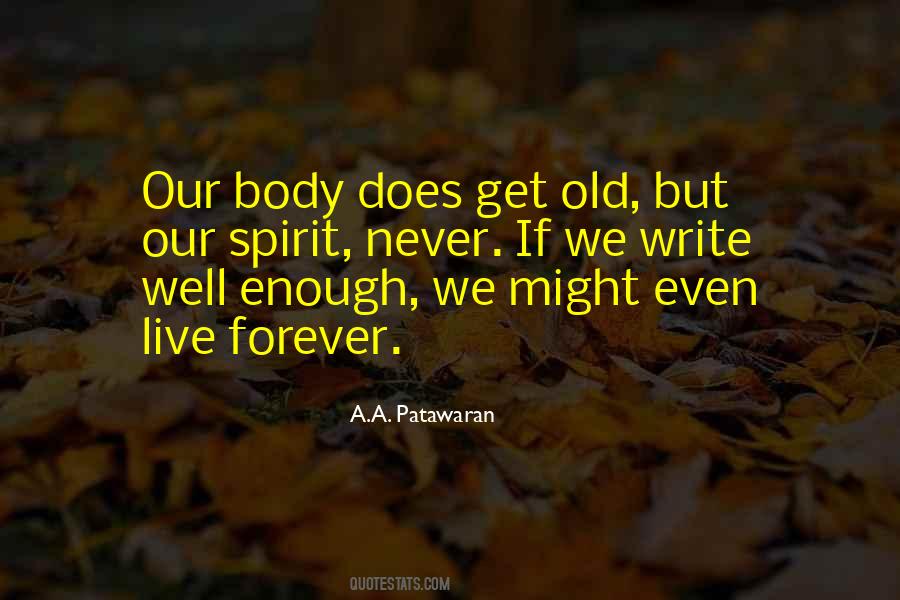 Quotes About Never Aging #563476