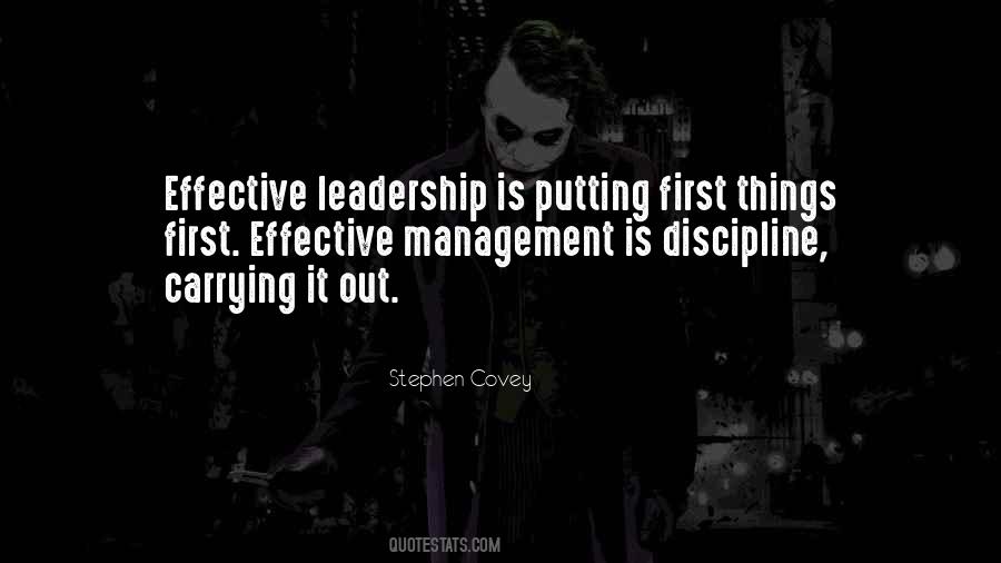 Leadership Discipline Quotes #368618