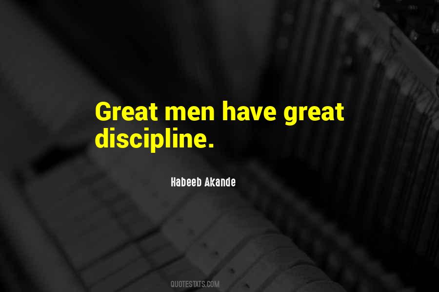 Leadership Discipline Quotes #945179