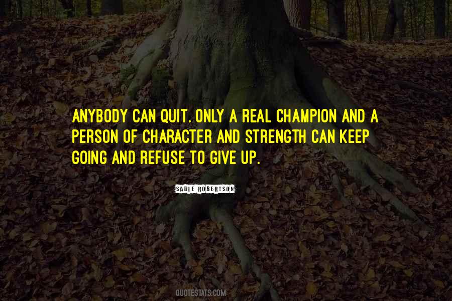 And Strength Quotes #1415292