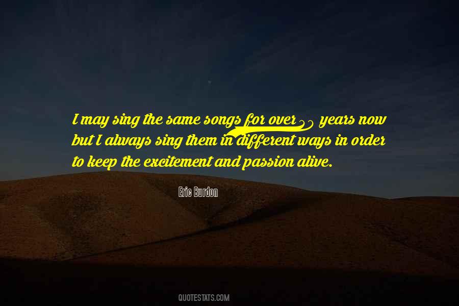 Passion Excitement Quotes #850378