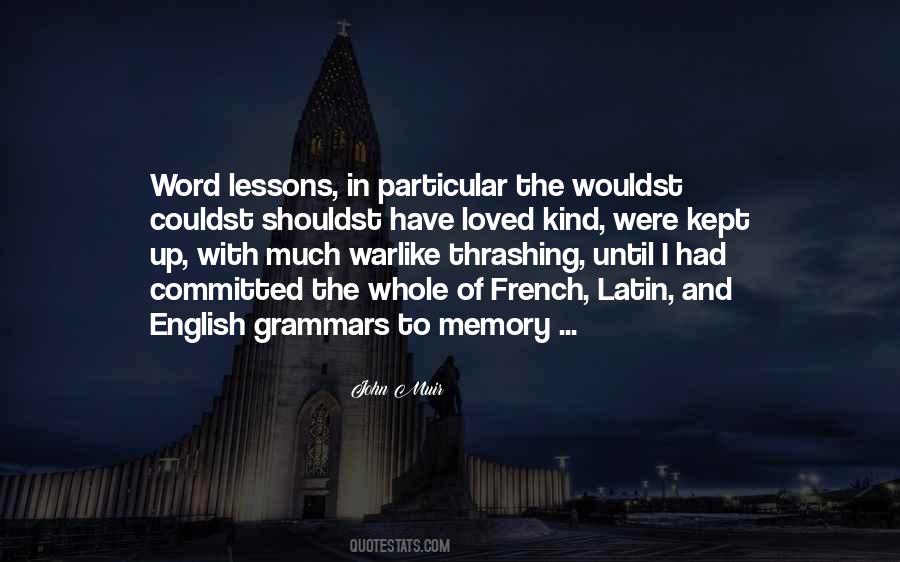 English Lessons Quotes #1468605