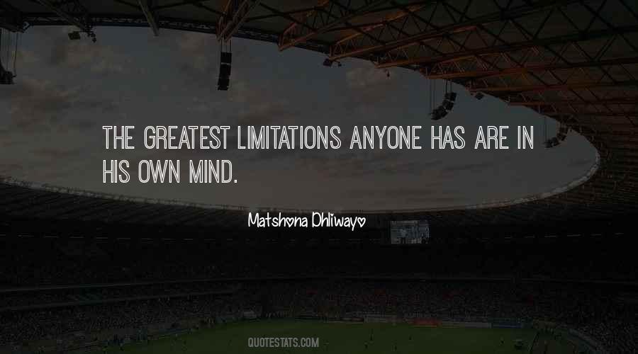 Own Mind Quotes #1302137