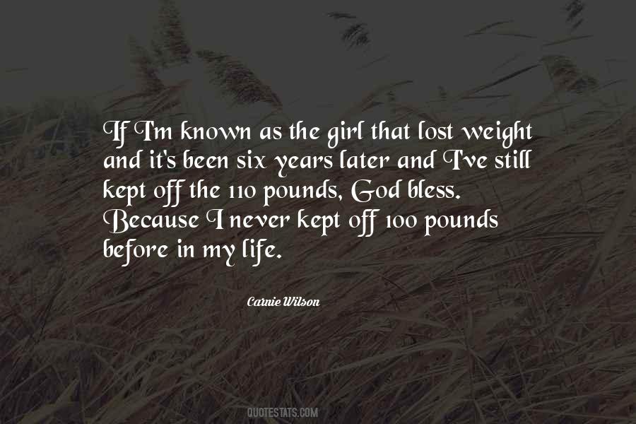 Lost Weight Quotes #410894