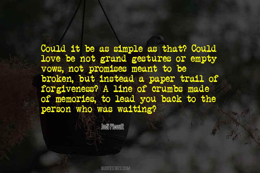 Quotes About Gestures Of Love #639610