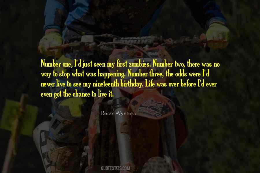 Number One Number Two Quotes #1095985