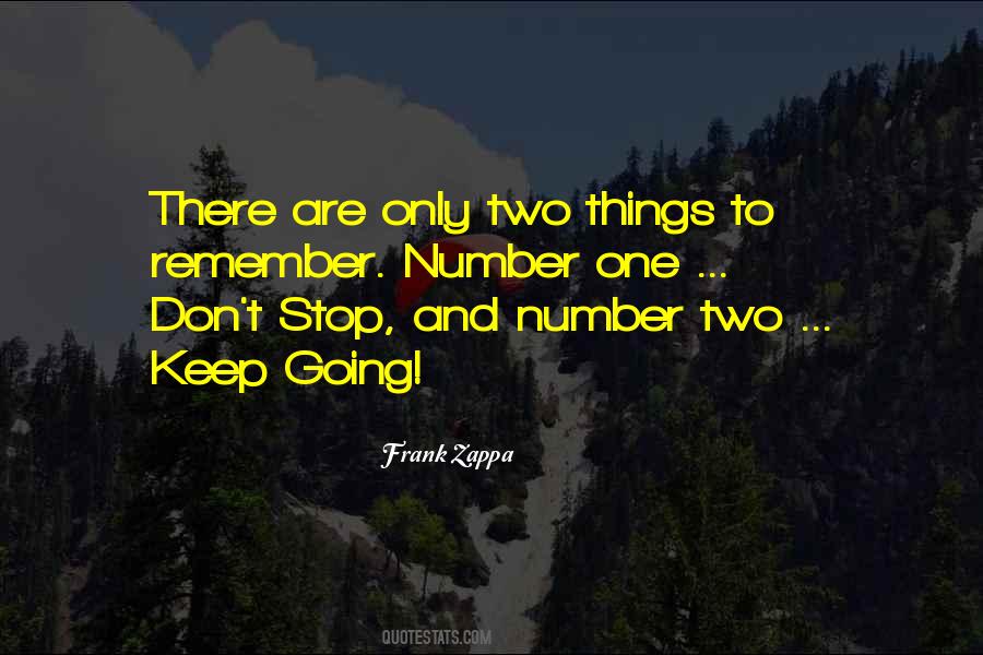 Number One Number Two Quotes #627417