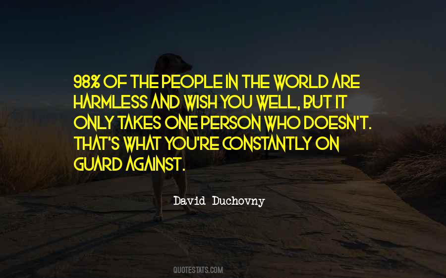 One Person You Are The World Quotes #778459