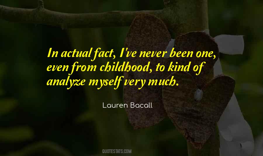 From Childhood Quotes #1611685