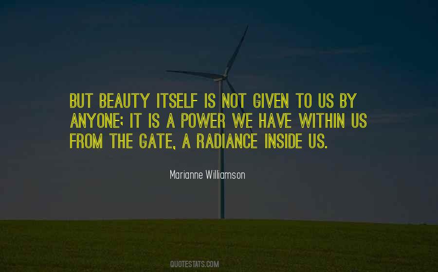 Beauty From The Inside Out Quotes #441361