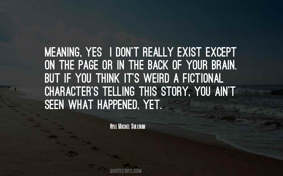 Character Meaning Quotes #1717867