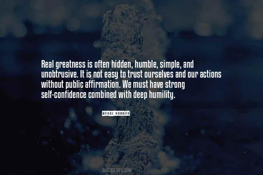 Strong Humble Quotes #1131426