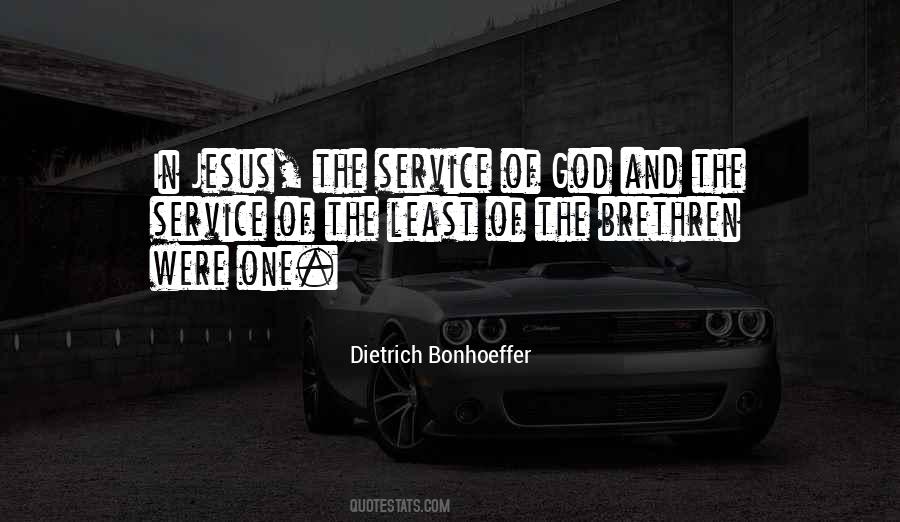 Jesus Least Of These Quotes #808426