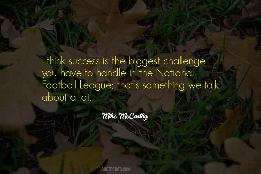 Football Challenge Quotes #981831