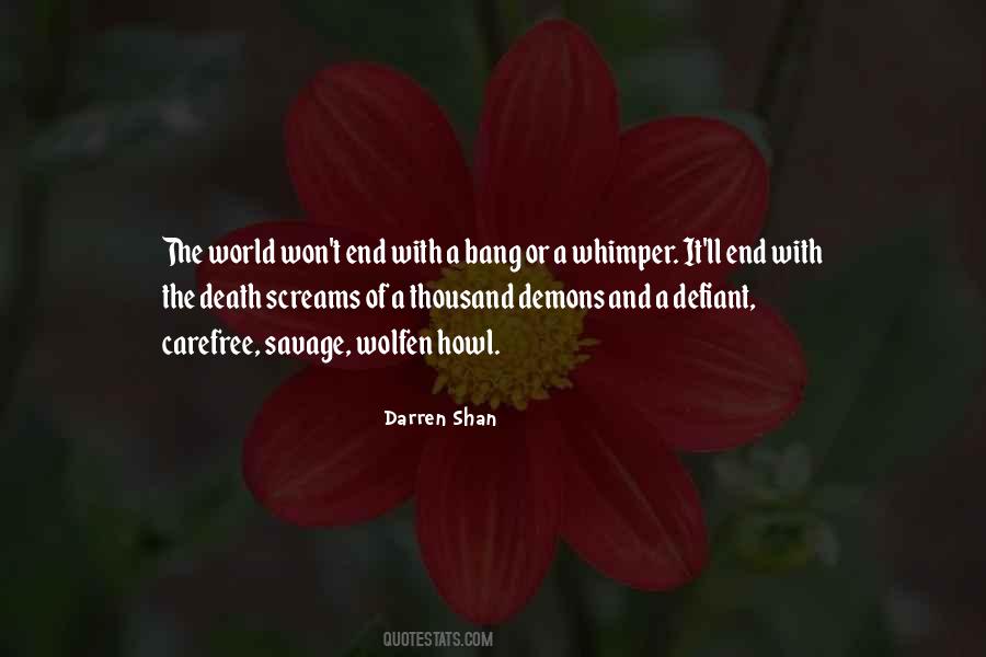 Quotes About The Destruction Of The World #533221