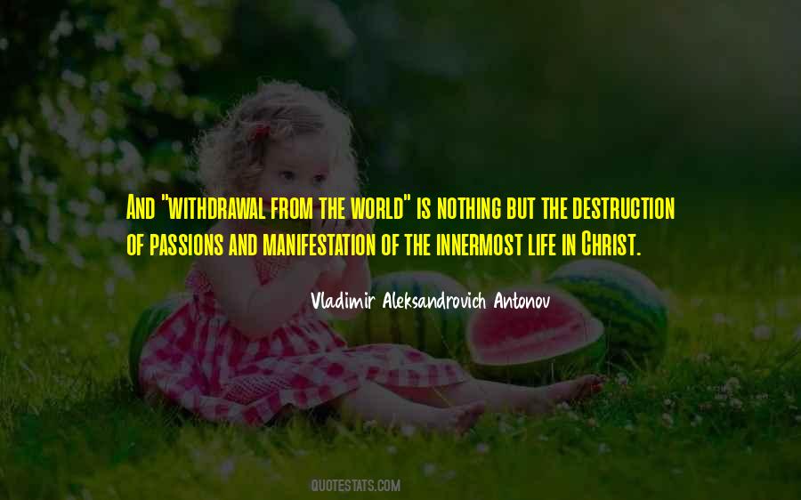 Quotes About The Destruction Of The World #570814