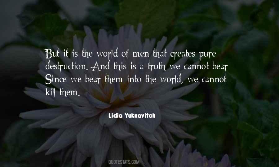Quotes About The Destruction Of The World #828741