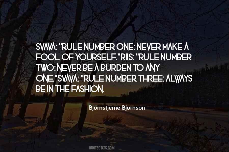 Rule Number Quotes #1232093