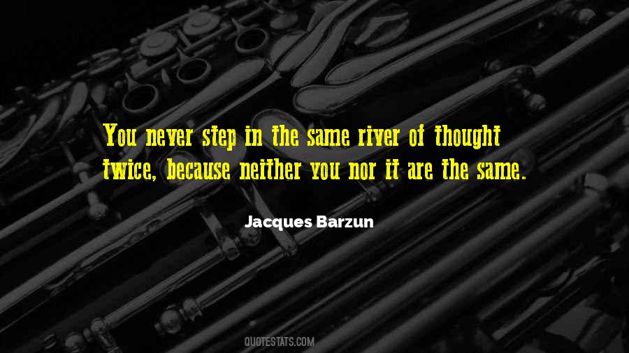 You Cannot Step In The Same River Twice Quotes #1439431
