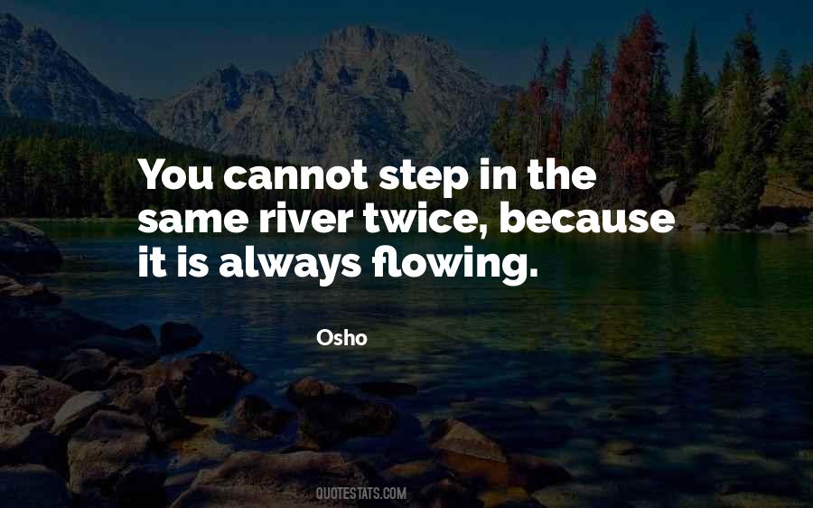 You Cannot Step In The Same River Twice Quotes #492012