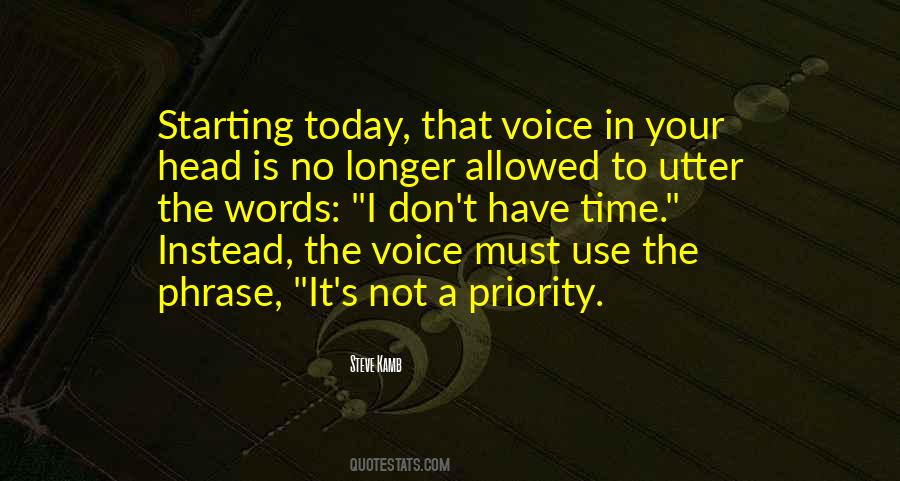 Priority Time Quotes #1569105