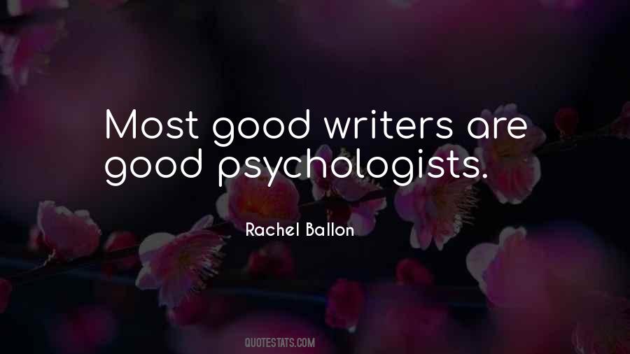 Quotes About Good Writers #1104420