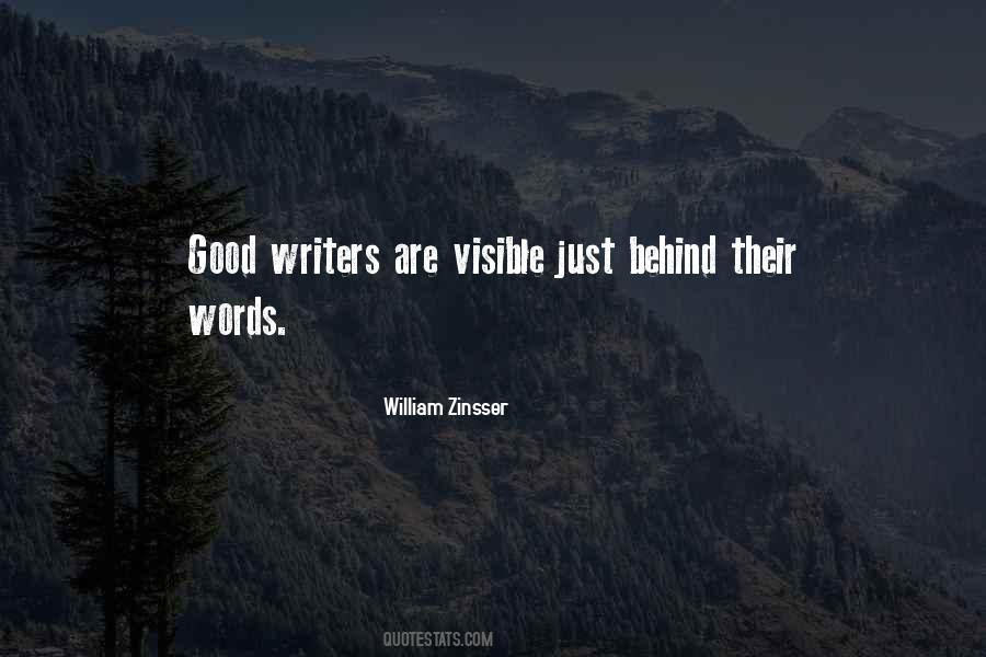 Quotes About Good Writers #257058