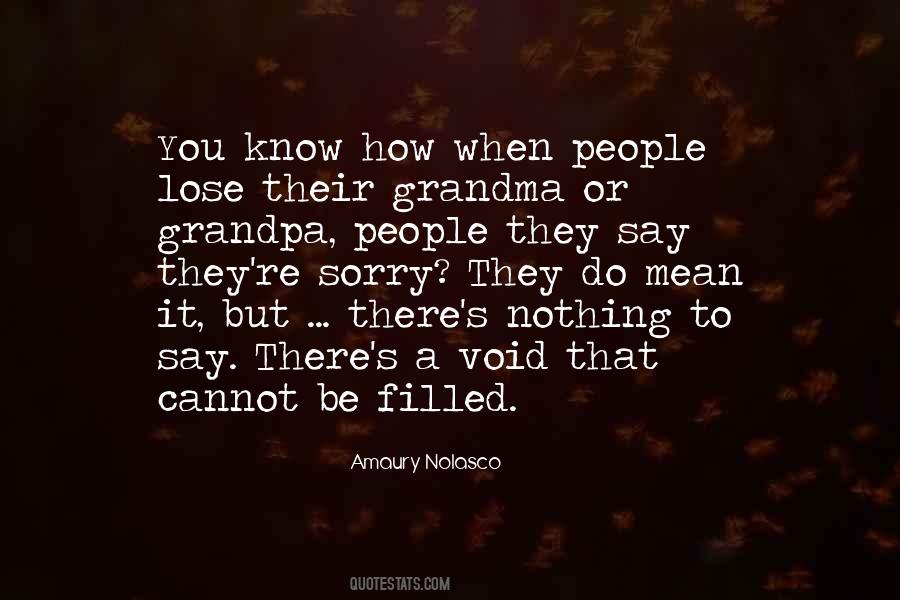 A Void That Cannot Be Filled Quotes #1185050