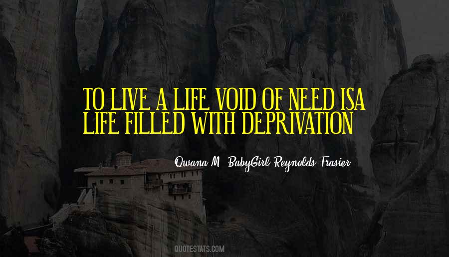 A Void That Cannot Be Filled Quotes #76217