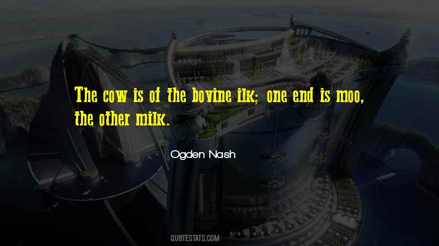 Milk Cow Quotes #292242