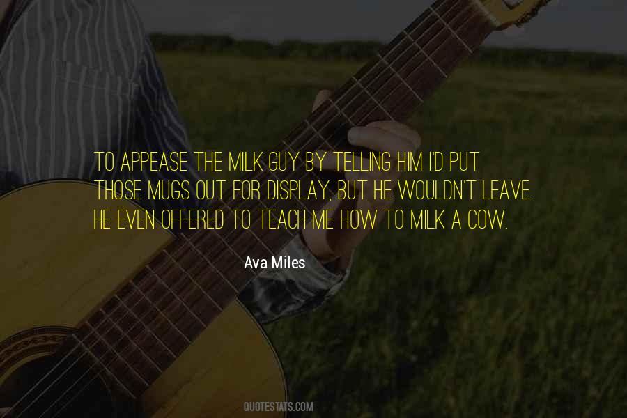Milk Cow Quotes #534850