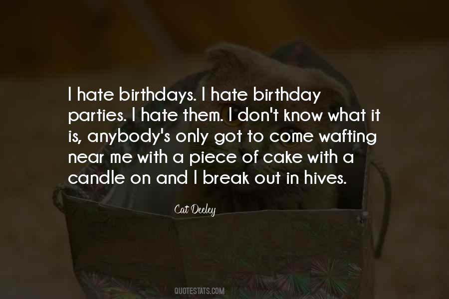 On Birthdays Quotes #1640384