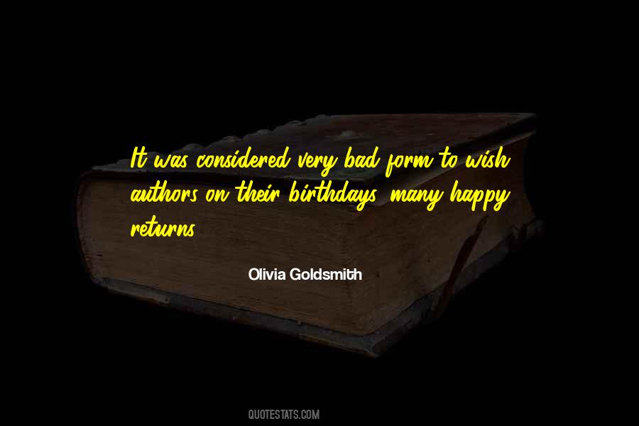 On Birthdays Quotes #985091