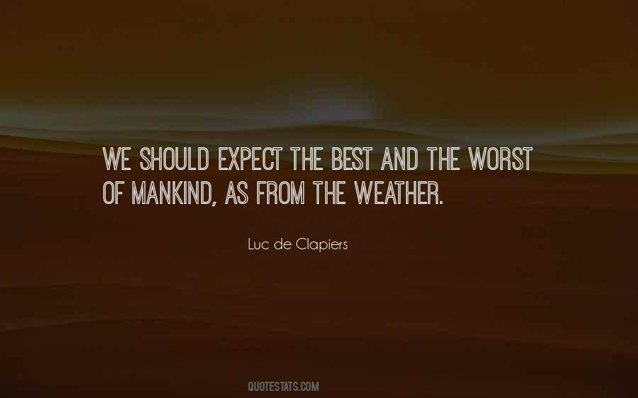 Mankind Best Quotes #847600