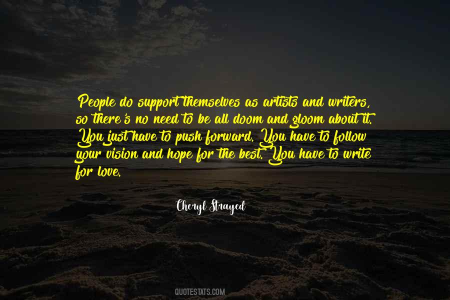 Support Artists Quotes #104511