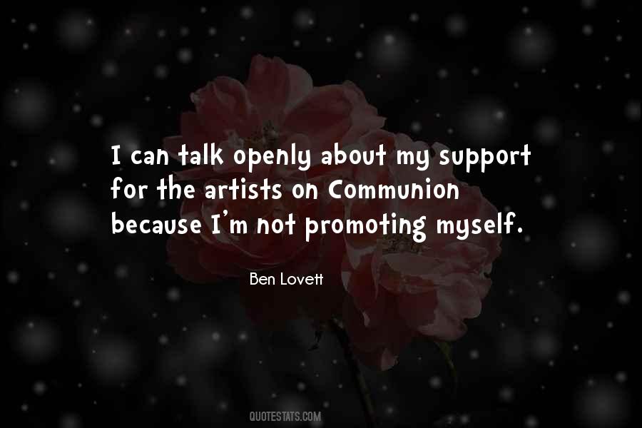 Support Artists Quotes #1795068