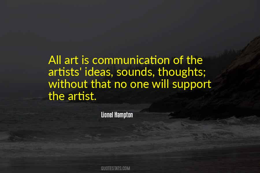 Support Artists Quotes #847717