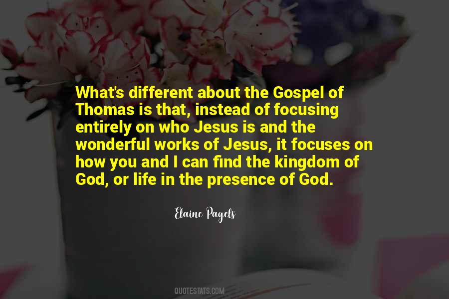 The Gospel Of Thomas Quotes #322994