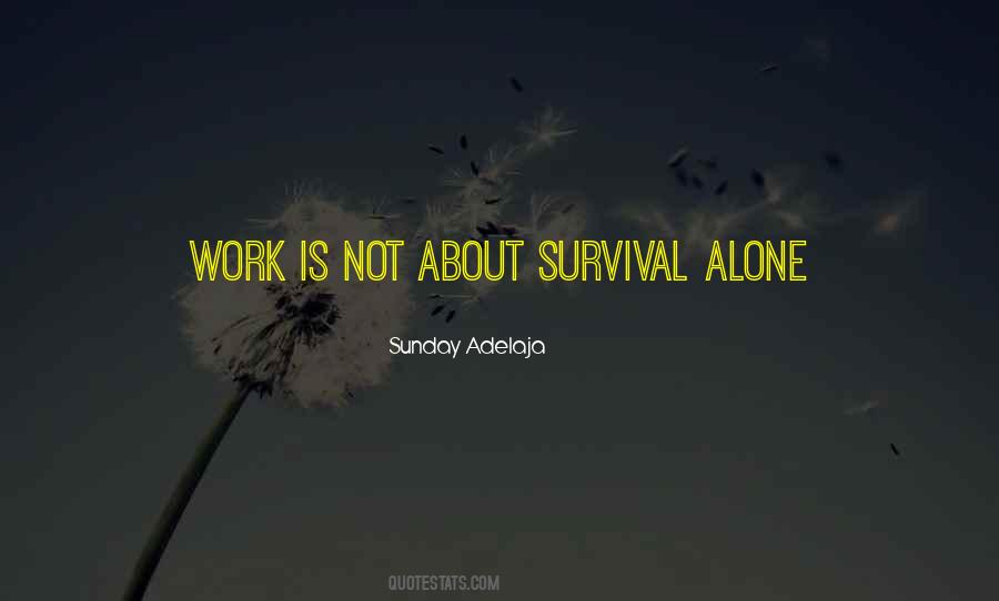 Survival Time Quotes #943666