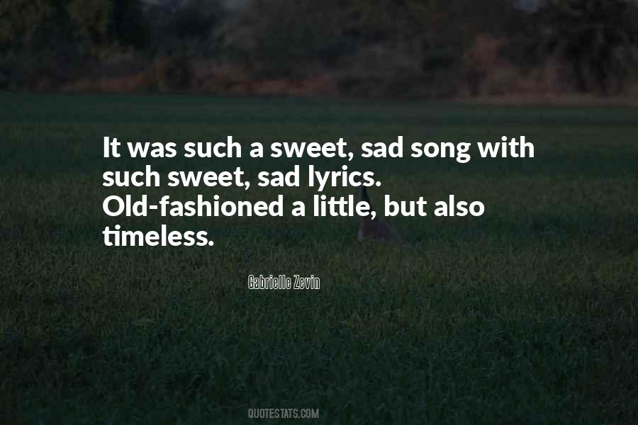Old Song Lyrics Quotes #1455293