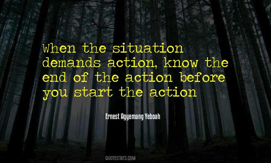 Quotes About The Action #1297895