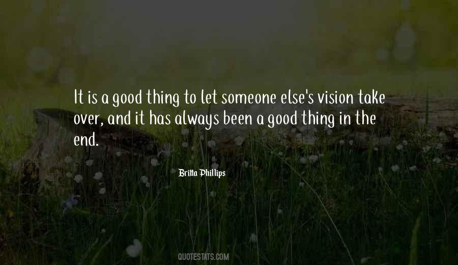 Quotes About Good Vision #1200437