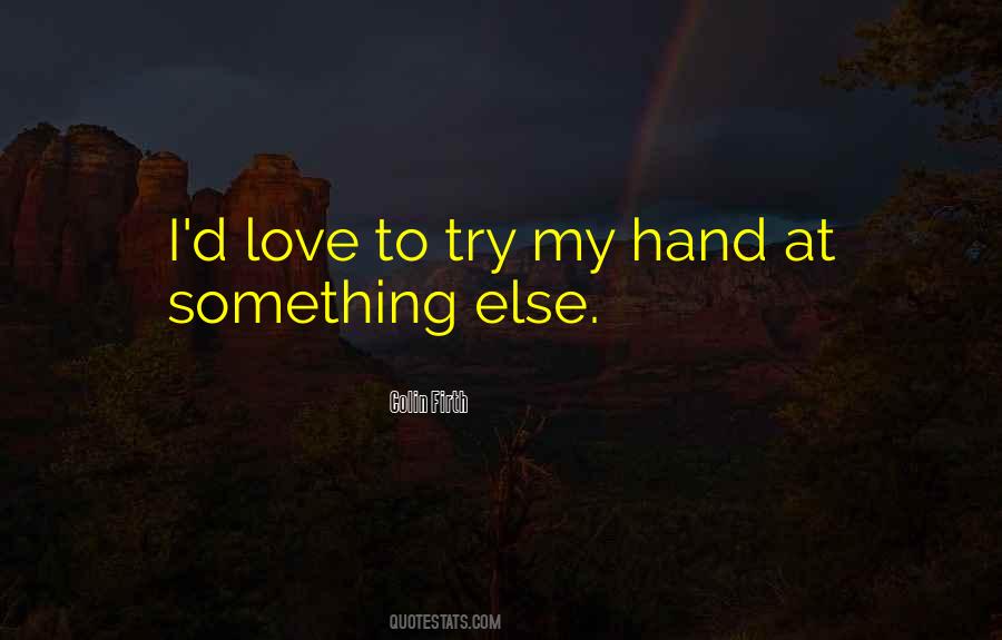 Something Love Quotes #21813