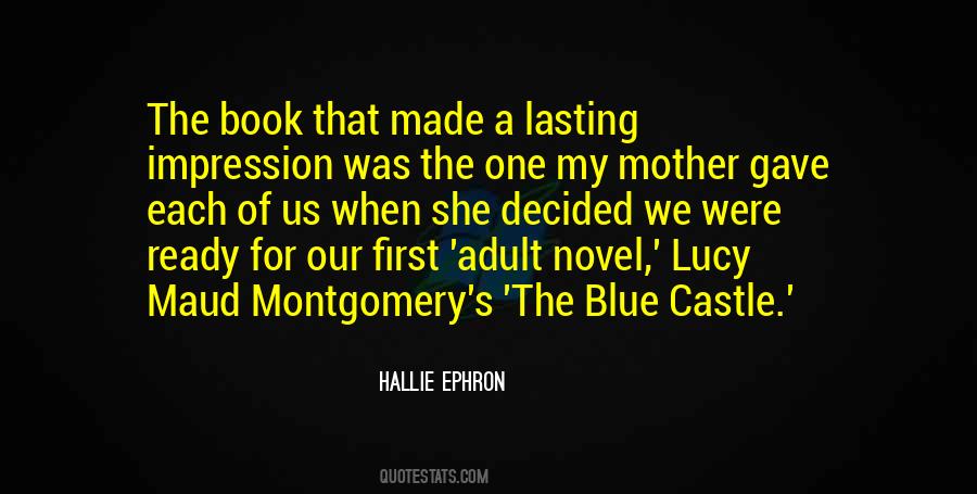 Blue Castle Quotes #343873