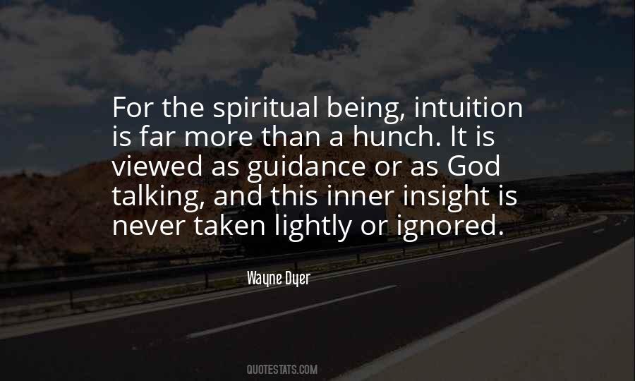 Spiritual Intuition Quotes #1738774