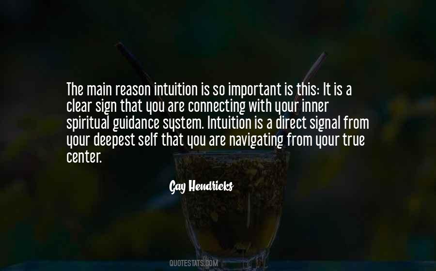 Spiritual Intuition Quotes #1817956