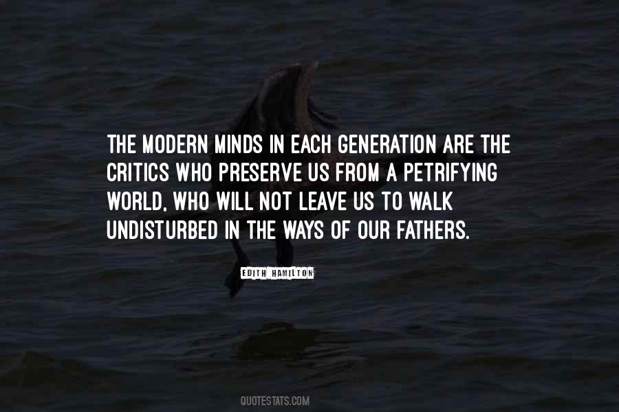 Modern Generation Quotes #1762886