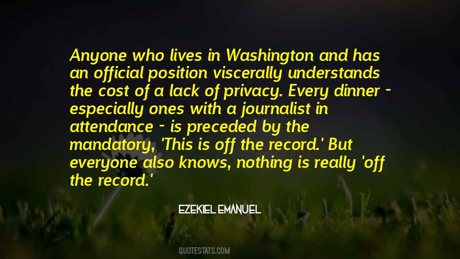 Off The Record Quotes #372938