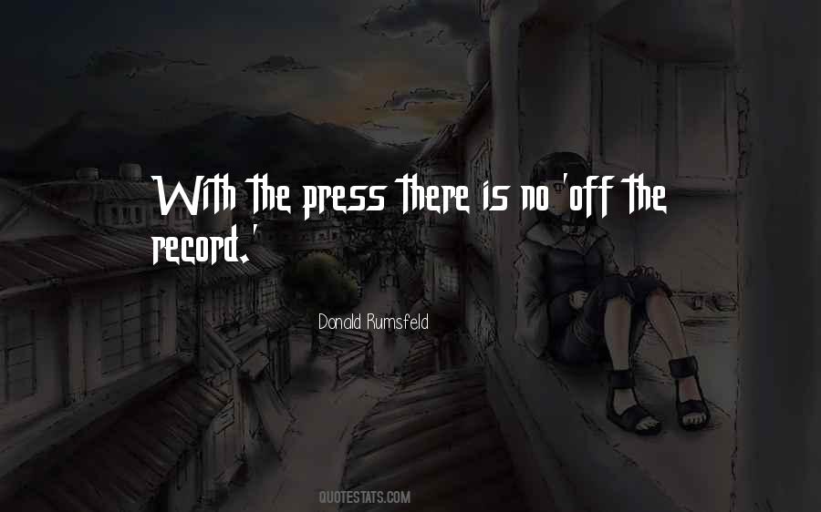 Off The Record Quotes #842677